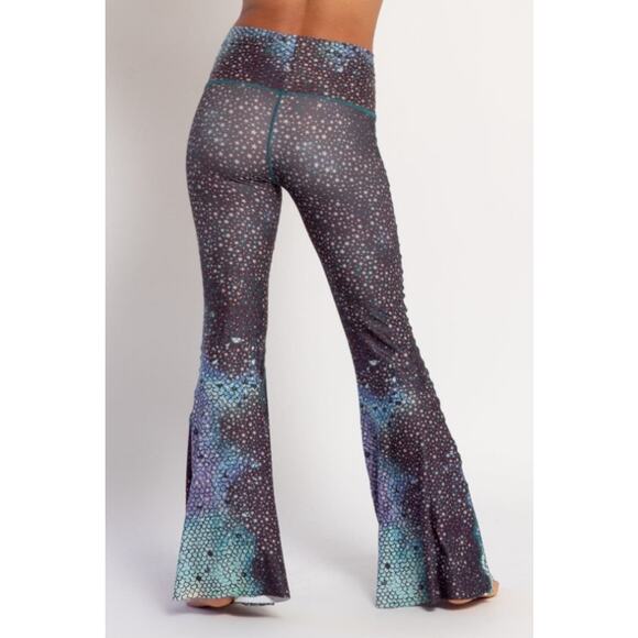 Teeki Mermaid Fairy Queen Teal Crop Bell Bottom - Picture 11 of 14